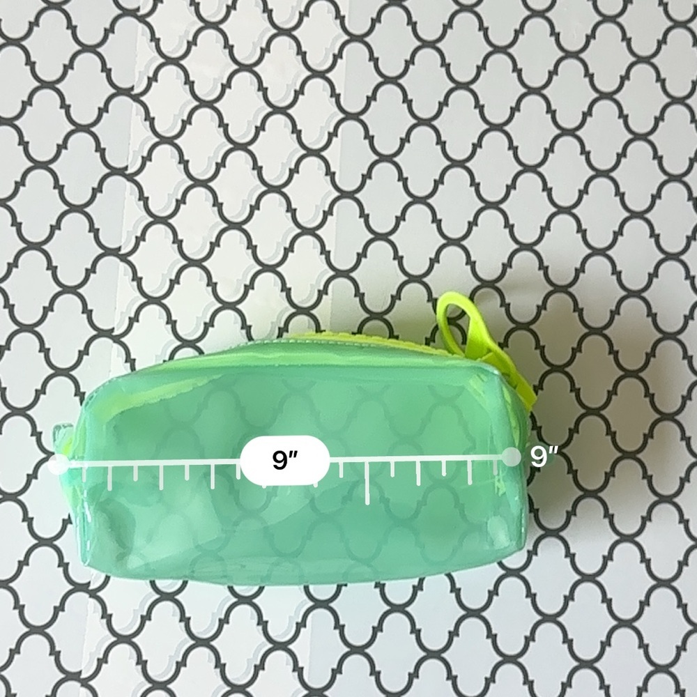 Green Transparent Cosmetic Bag